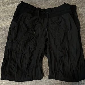 Black lululemon studio joggers